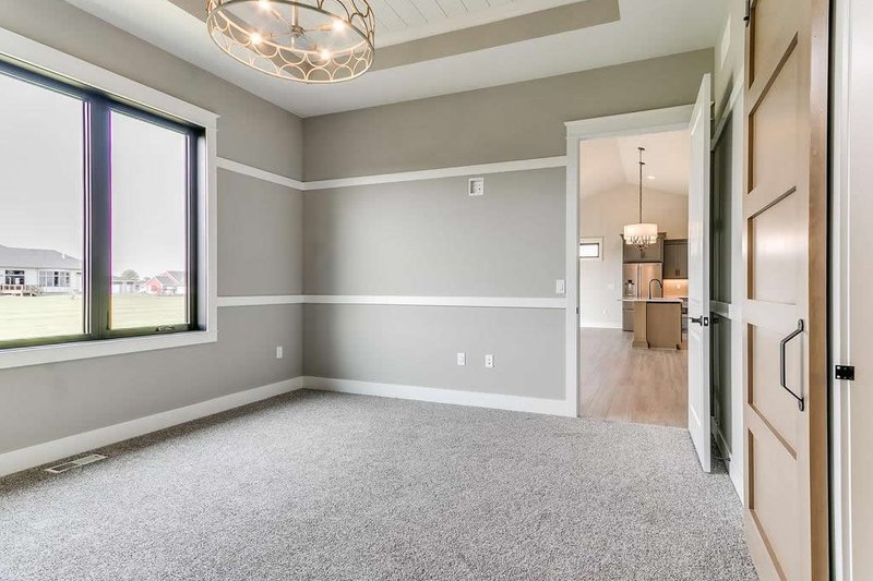 House Blueprint - Interior - Master Bedroom 1 for Farmhouse House Plan #20-2462 - 3 bed, 2.5 bath