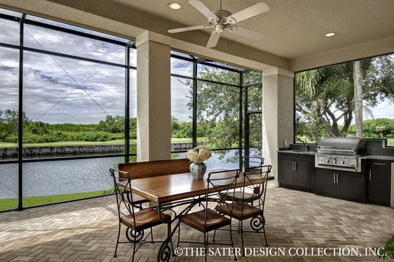 Exterior - Outdoor Living 1 for European House Plan #930-486 - 5 bed, 3.5 bath