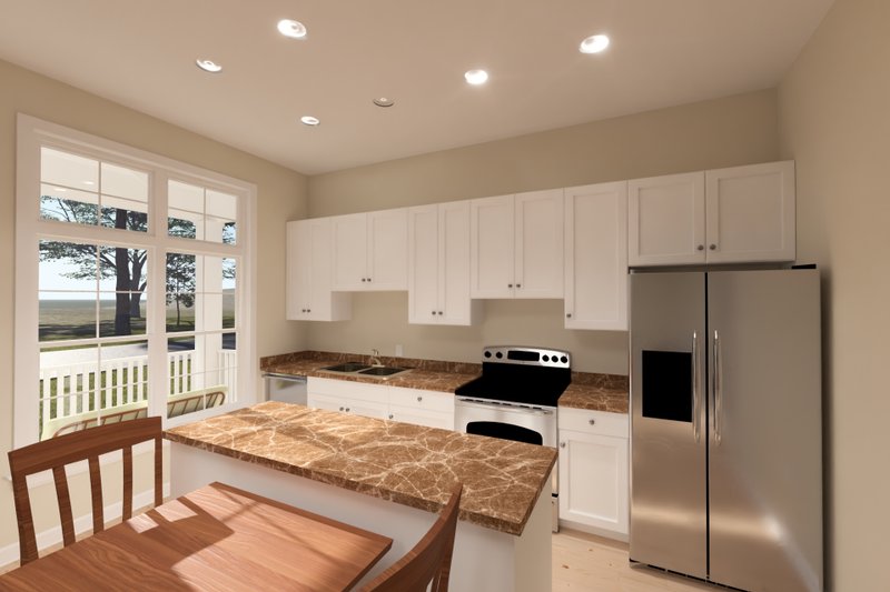 Home Plan - Interior - Kitchen for Cottage House Plan #513-2411 - 2 bed, 2 bath