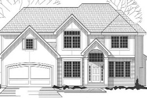 Traditional Exterior - Front Elevation Plan #67-758