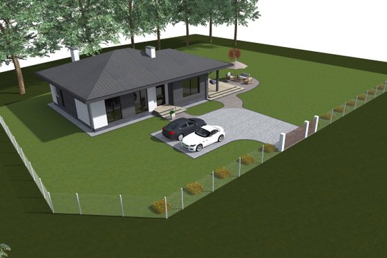 Photo 1 for Bungalow House Plan #549-28 - 2 bed, 1 bath