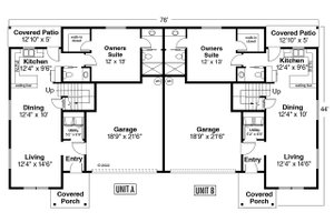 Floor Plan - Main Floor for Traditional House Plan #124-1293 - 6 bed, 4.5 bath
