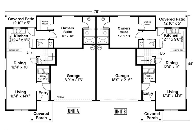 House Plan Design - Floor Plan - Main Floor for Traditional House Plan #124-1293 - 6 bed, 4.5 bath