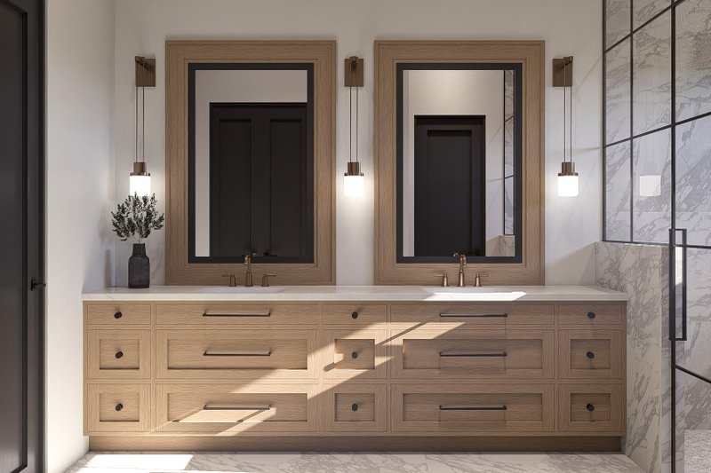 House Design - Interior - Master Bathroom 1 for Modern House Plan #455-382 - 3 bed, 2.5 bath