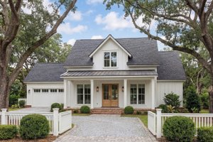 House Design - Exterior - Front Elevation for Farmhouse House Plan #430-318 - 3 bed, 2 bath