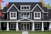 Craftsman Style House Plan - 4 Beds 4.5 Baths 3938 Sq/Ft Plan #1096-16 