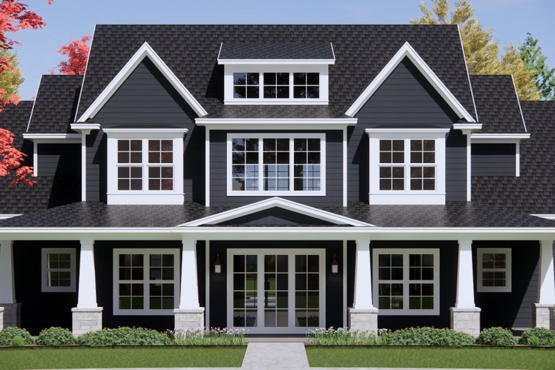 House Design - Exterior - Front Elevation 5 for Craftsman House Plan #1096-16 - 4 bed, 4.5 bath