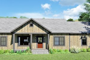 Ranch Exterior - Front Elevation Plan #44-239