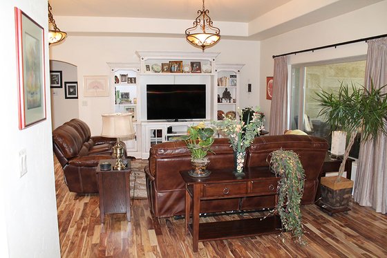 Interior - Family Room 1 for European House Plan #20-2198 - 3 bed, 2 bath