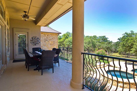 Exterior - Covered Porch 1 for European House Plan #80-192 - 3 bed, 3.5 bath