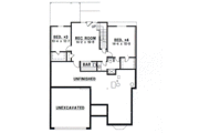 European Style House Plan - 4 Beds 3 Baths 2756 Sq/Ft Plan #67-346 
