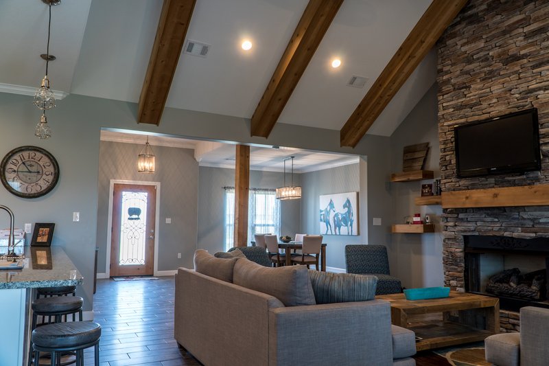 Home Plan - Interior - Family Room 2 for Craftsman House Plan #17-2569 - 3 bed, 2.5 bath