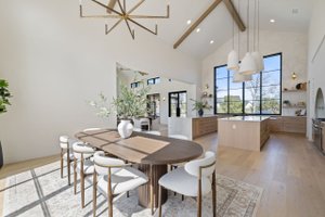 Interior - Dining Room for Modern House Plan #1096-20 - 4 bed, 4.5 bath