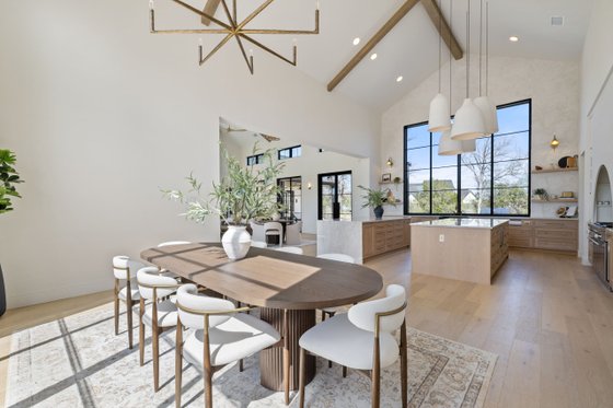 Interior - Dining Room for Modern House Plan #1096-20 - 4 bed, 4.5 bath