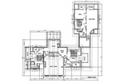 Log Style House Plan - 4 Beds 5 Baths 4456 Sq/Ft Plan #451-16 