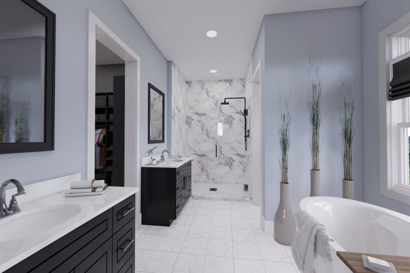 Dream House Plan - Interior - Master Bathroom for Farmhouse House Plan #51-1237 - 3 bed, 2.5 bath
