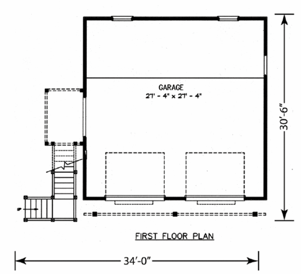 Cottage Floor Plan - Main Floor Plan #140-132