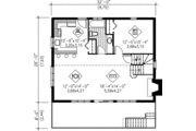 Modern Style House Plan - 4 Beds 1 Baths 1313 Sq/Ft Plan #25-2290 