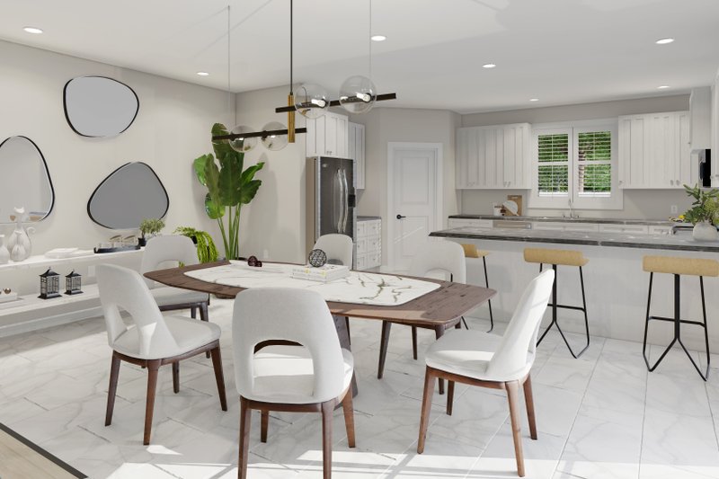 House Plan Design - Interior - Dining Room 1 for Ranch House Plan #1060-311 - 6 bed, 4 bath