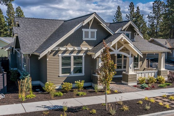 Exterior - Other Elevation 1 for Craftsman House Plan #895-58 - 3 bed, 2 bath