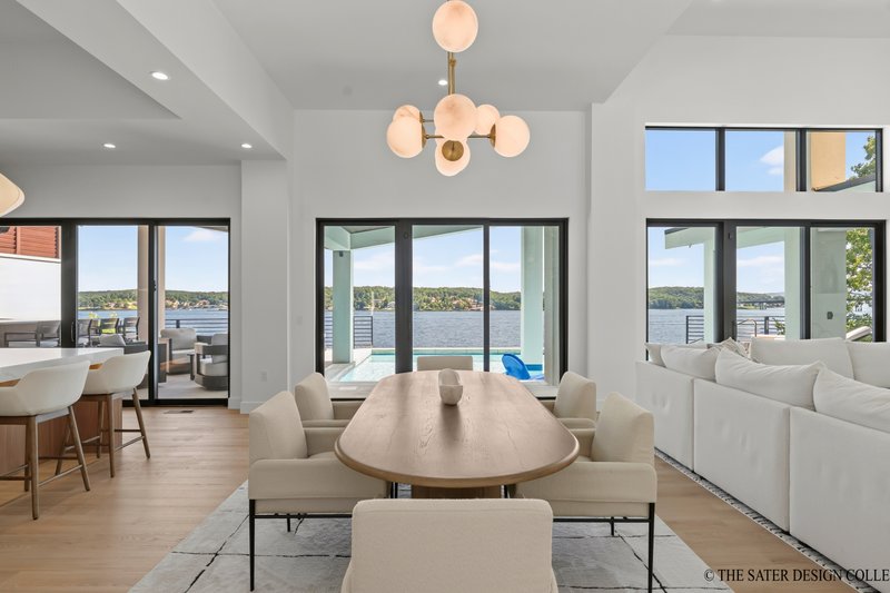 Architectural House Design - Interior - Dining Room 1 for Contemporary House Plan #930-546 - 3 bed, 3.5 bath