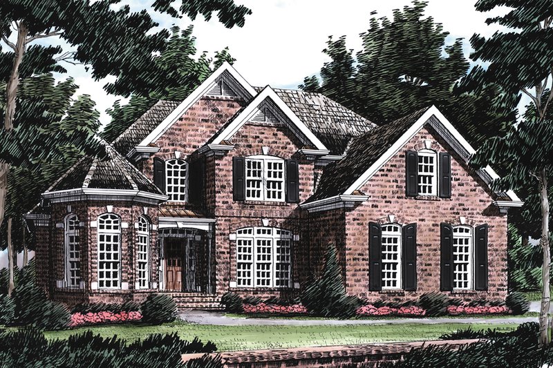 Traditional Style House Plan - 4 Beds 3 Baths 2286 Sq/Ft Plan #927-10 ...