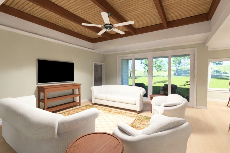 Dream House Plan - Interior - Family Room 1 for Farmhouse House Plan #513-2482 - 3 bed, 2.5 bath