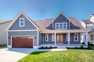 Exterior - Front Elevation 3 for Farmhouse House Plan #927-1019 - 4 bed, 2.5 bath