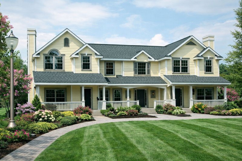 House Design - Traditional Exterior - Front Elevation Plan #20-402