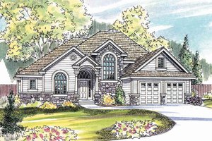 Traditional Exterior - Front Elevation Plan #124-483