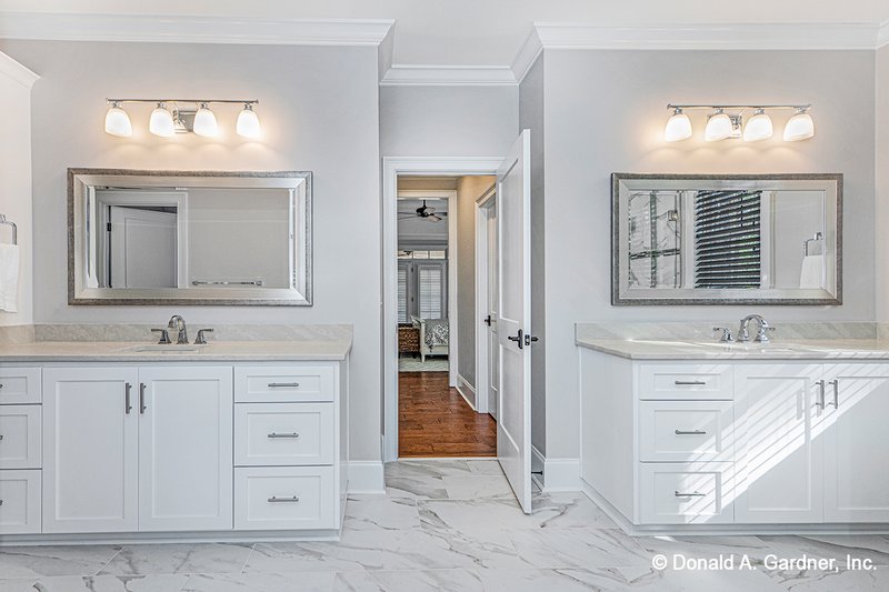House Design - Interior - Master Bathroom 1 for Ranch House Plan #929-1005 - 4 bed, 3 bath