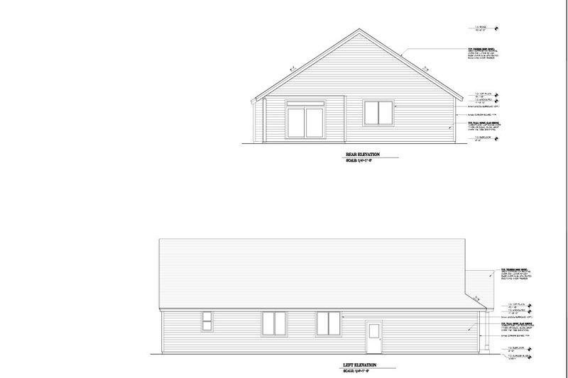 Home Plan - Exterior - Other Elevation 1 for Craftsman House Plan #53-515 - 3 bed, 2 bath