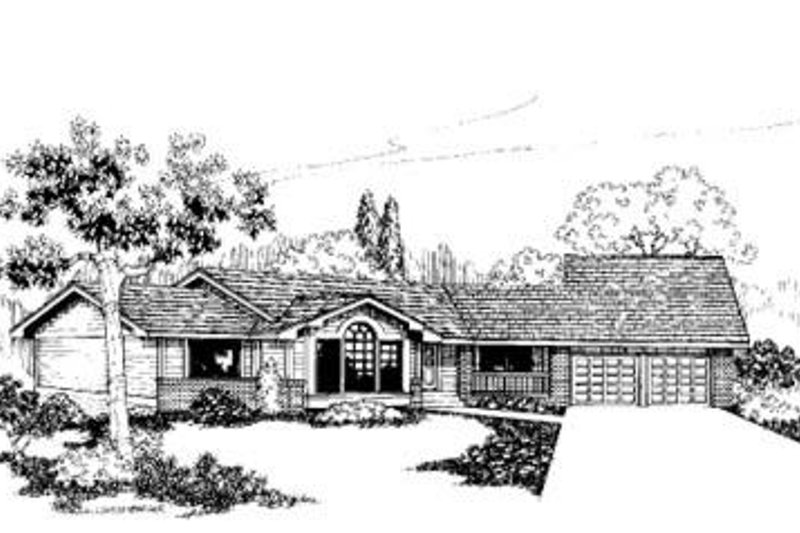 Architectural House Design - Traditional Exterior - Front Elevation Plan #60-328