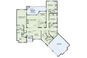 European Style House Plan - 4 Beds 3.5 Baths 2527 Sq/Ft Plan #17-2556 