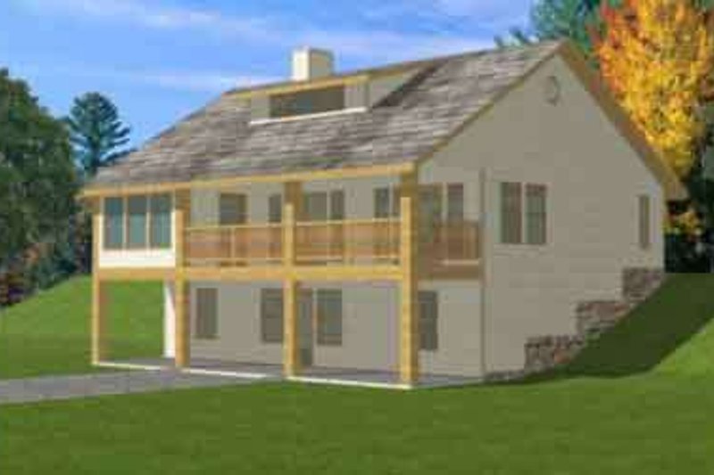 Architectural House Design - Traditional Exterior - Front Elevation Plan #117-292