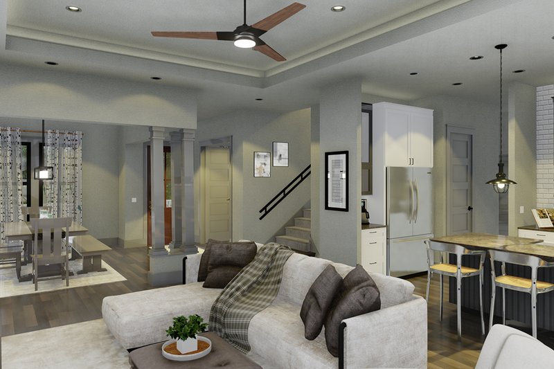 House Plan Design - Photo 1 for Farmhouse House Plan #120-263 - 4 bed, 3 bath