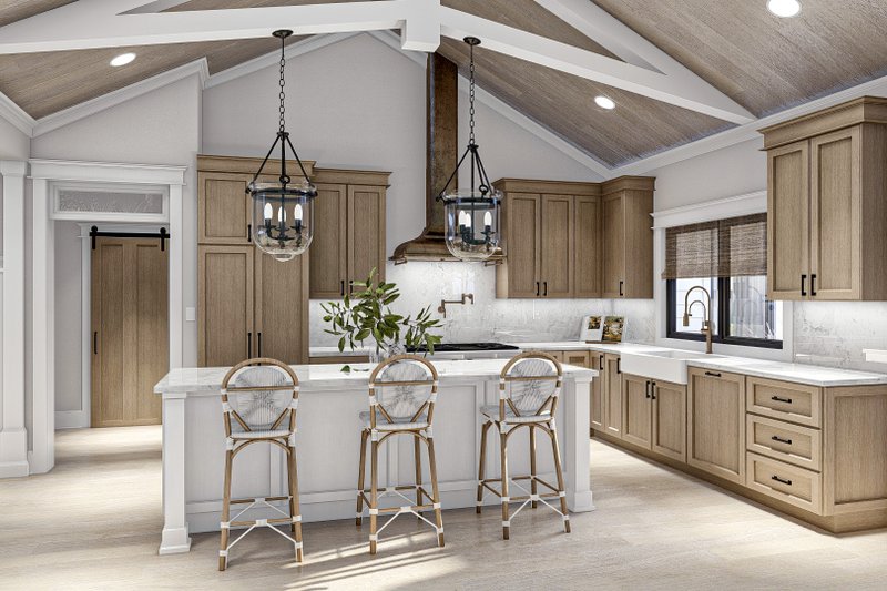 House Plan Design - Interior - Kitchen for Modern House Plan #455-607 - 3 bed, 2.5 bath