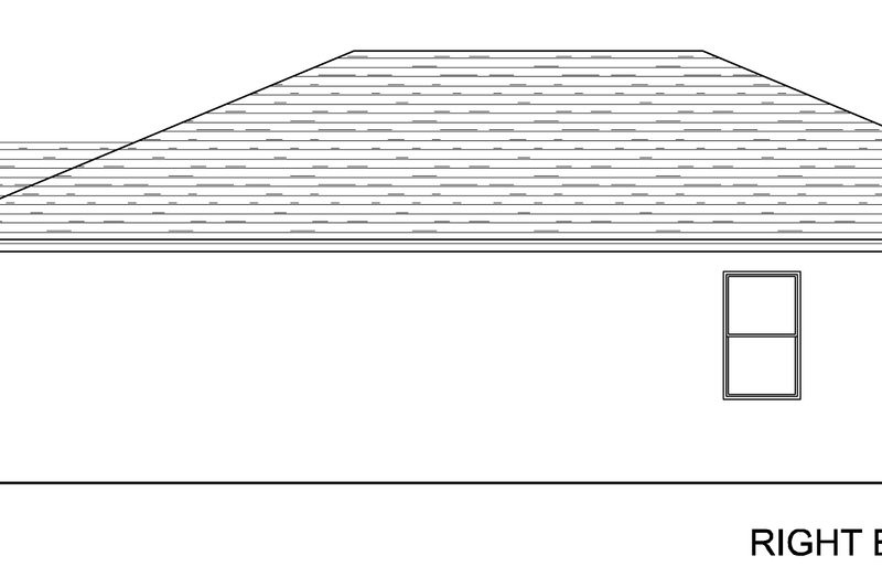 Dream House Plan - Exterior - Other Elevation 1 for Traditional House Plan #1058-239 - 2 bed, 2 bath