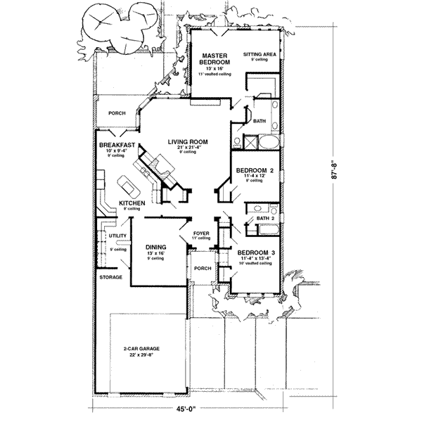 Home Plan - European Floor Plan - Main Floor Plan #410-274