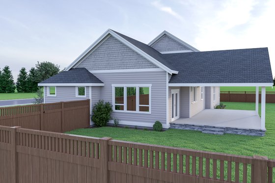Exterior - Other Elevation 1 for Craftsman House Plan #1070-43 - 4 bed, 2.5 bath