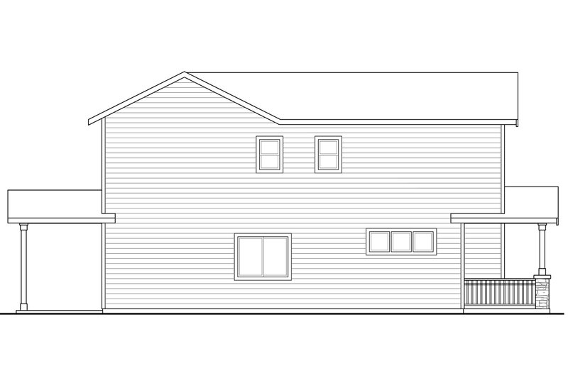 Architectural House Design - Exterior - Other Elevation for Country House Plan #124-1079 - 6 bed, 5 bath