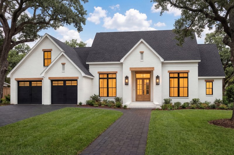 Architectural House Design - Exterior - Front Elevation 3 for Farmhouse House Plan #430-235 - 3 bed, 2 bath