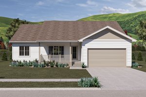 Craftsman Exterior - Front Elevation Plan #455-362