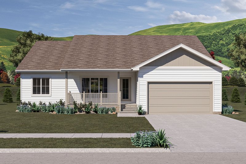 Craftsman Style House Plan - 5 Beds 2 Baths 1929 Sq/Ft Plan #455-362