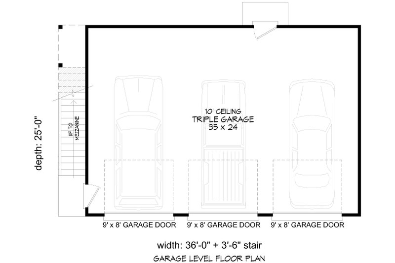 Dream House Plan - Floor Plan - Main Floor for Contemporary House Plan #932-1097, 0 bath