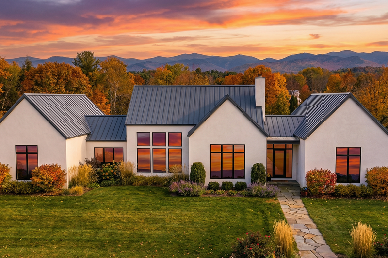 House Design - Exterior - Front Elevation 2 for Modern House Plan #1096-72 - 3 bed, 2 bath