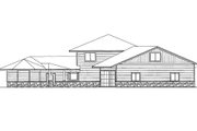 Bungalow Style House Plan - 4 Beds 3.5 Baths 4230 Sq/Ft Plan #117-743 