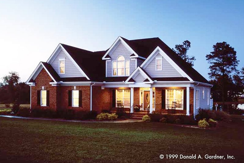 Home Plan - Exterior - Front Elevation 3 for Country House Plan #929-470 - 4 bed, 3 bath