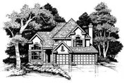 Traditional Style House Plan - 4 Beds 3 Baths 2490 Sq/Ft Plan #50-167 