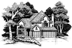 Traditional Exterior - Front Elevation Plan #50-167